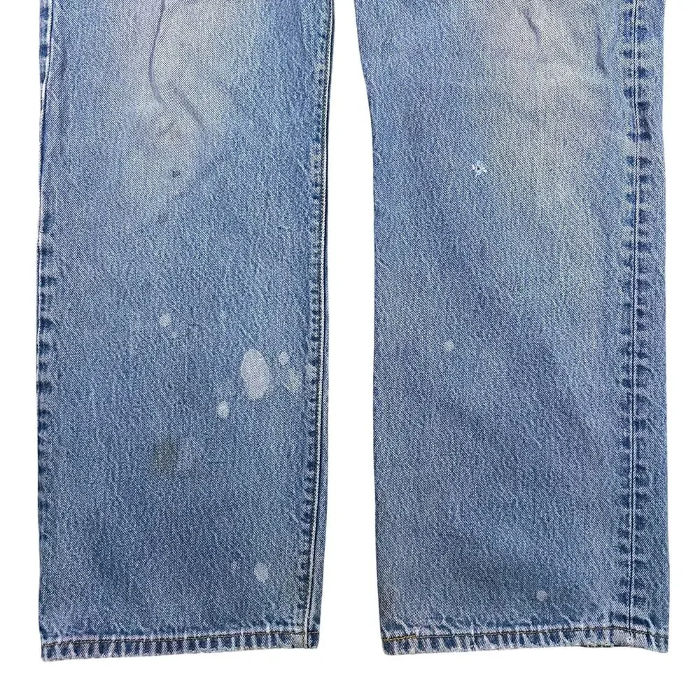 Vintage Y2K Levi’s 501xx Jeans 35x31 Faded Distressed Button Fly Light Wash